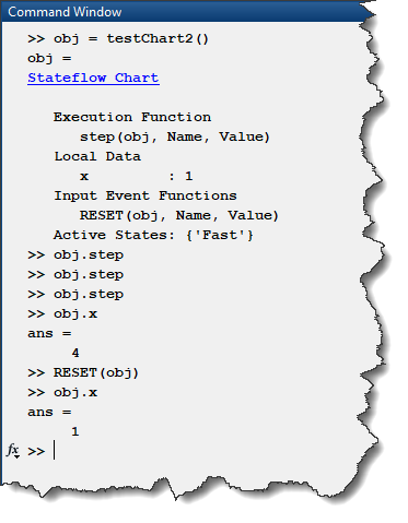 calling chart with event