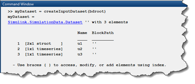 Create Input dataset