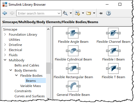 Flexible Beam Library