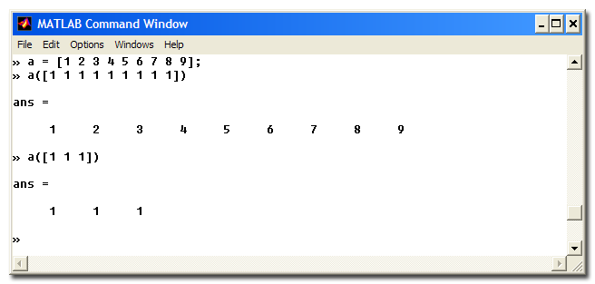 matlab array