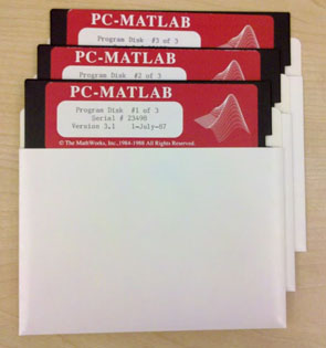 MATLAB disks from 1987