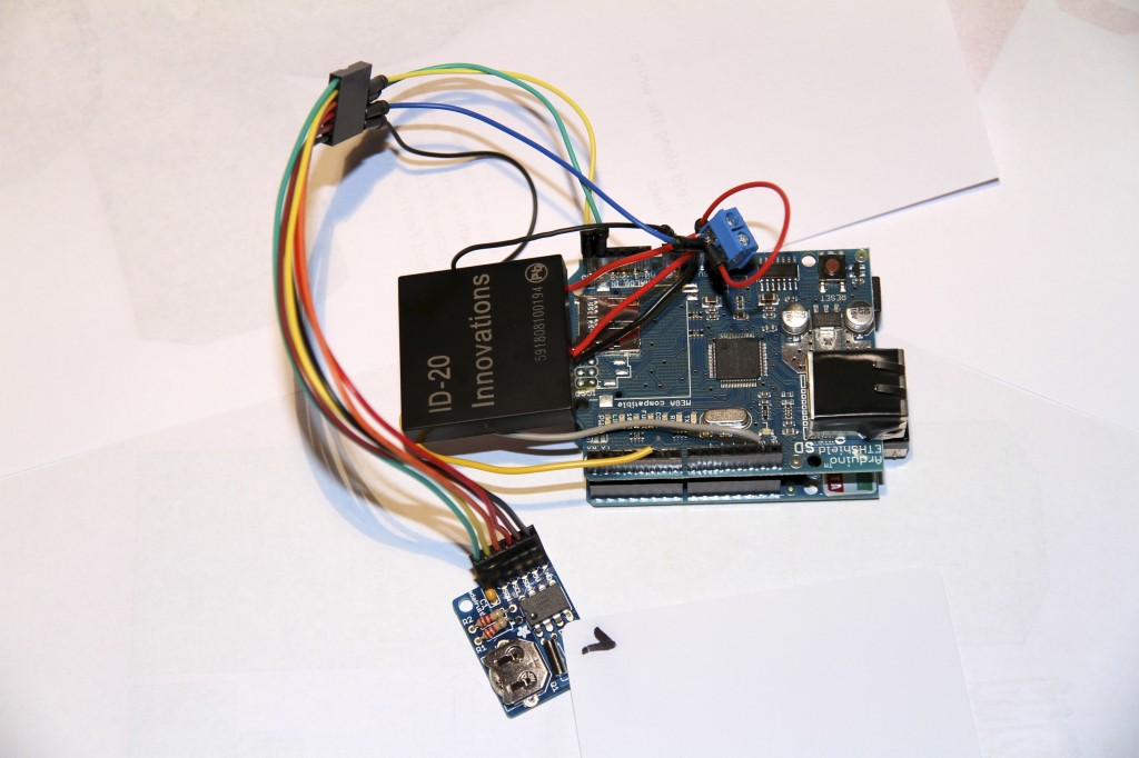 ThingSpeak Shower Time Analysis with RFID and Arduino Ethernet