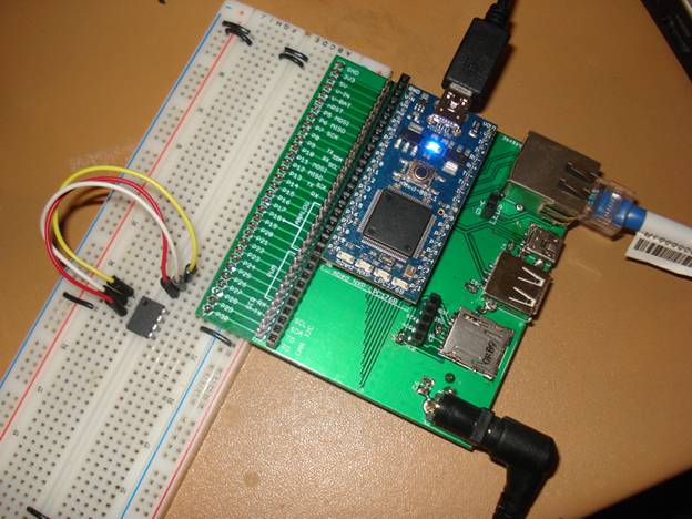 Temperature Monitor  Using mbed, DS1620, and ThingSpeak 