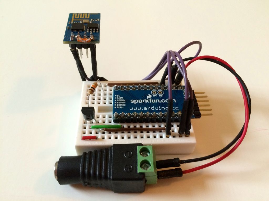 ThingSpeak WiFi Temperature Logger