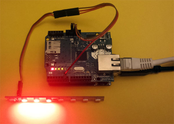 CheerLights with Arduino FastLED RGB-123