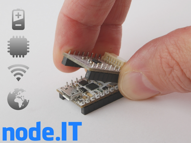 nodeIT IoT device on Kickstarter uses ESP8266 and ThingSpeak