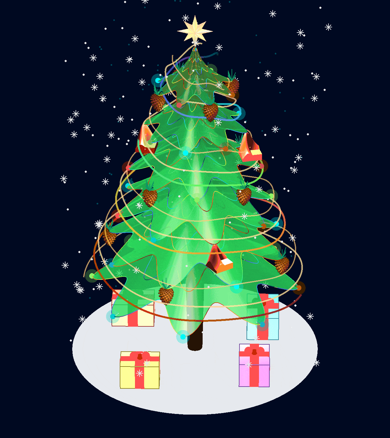 Christmas trees from MATLAB and Simulink: 2025 edition