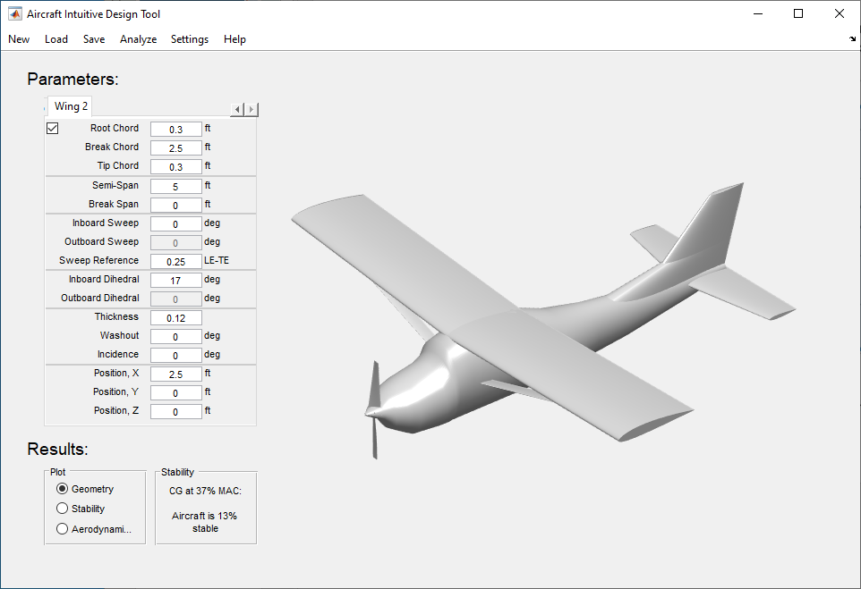 Aircraft Intuitive Design » File Exchange Pick of the Week - MATLAB &  Simulink