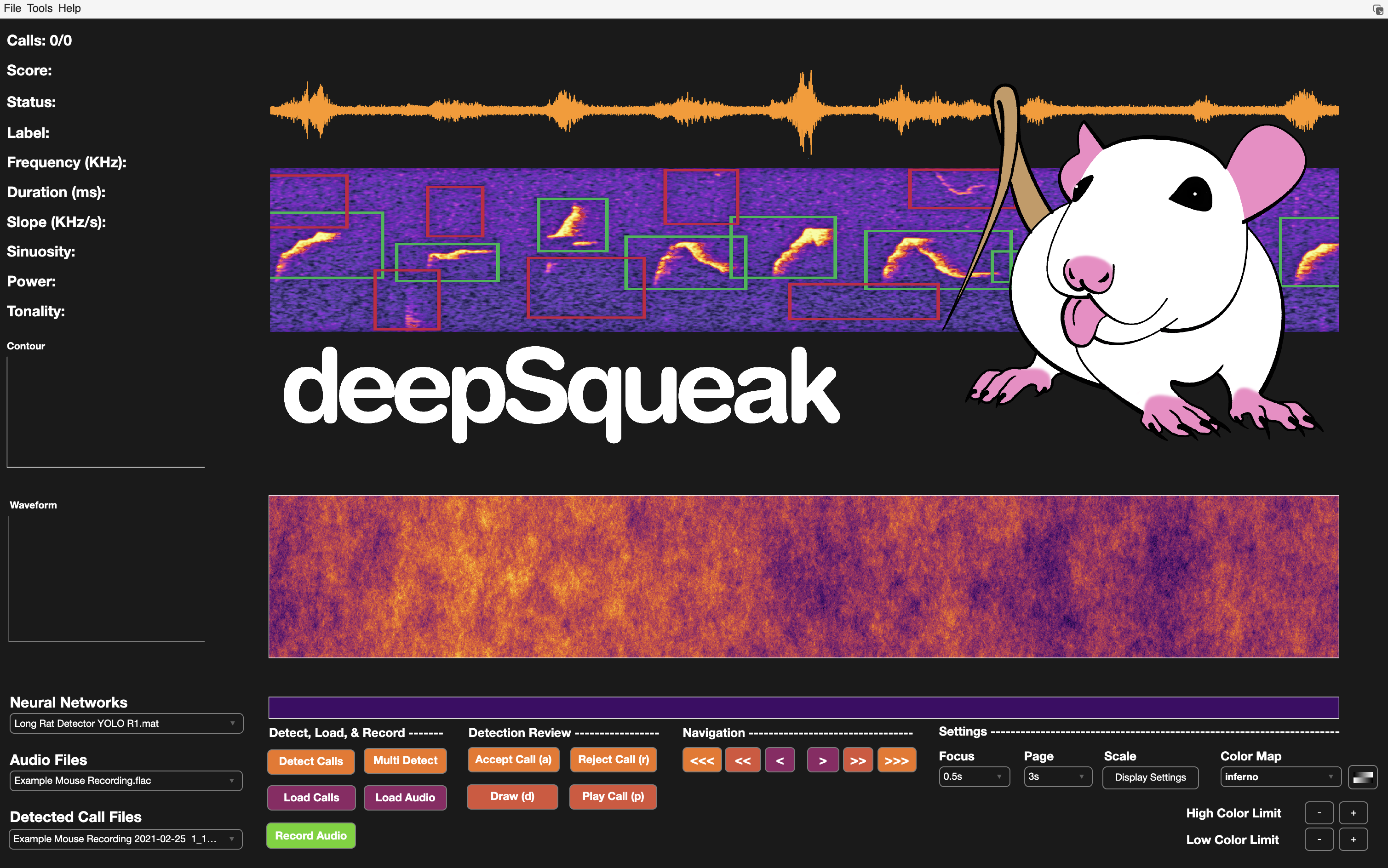 DeepSqueak - a deep learning-based system for detection and analysis of ultrasonic vocalizations