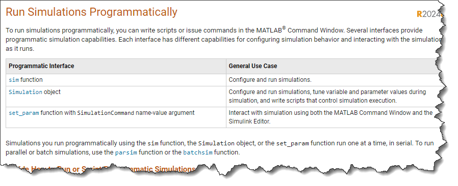 The best way to Run Simulink Simulation from MATLAB Script? » Man on ...