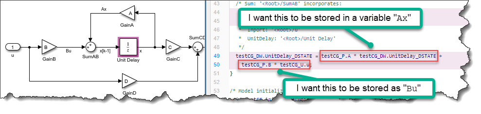 Understanding the C/C++ Code Generated from a Simulink model