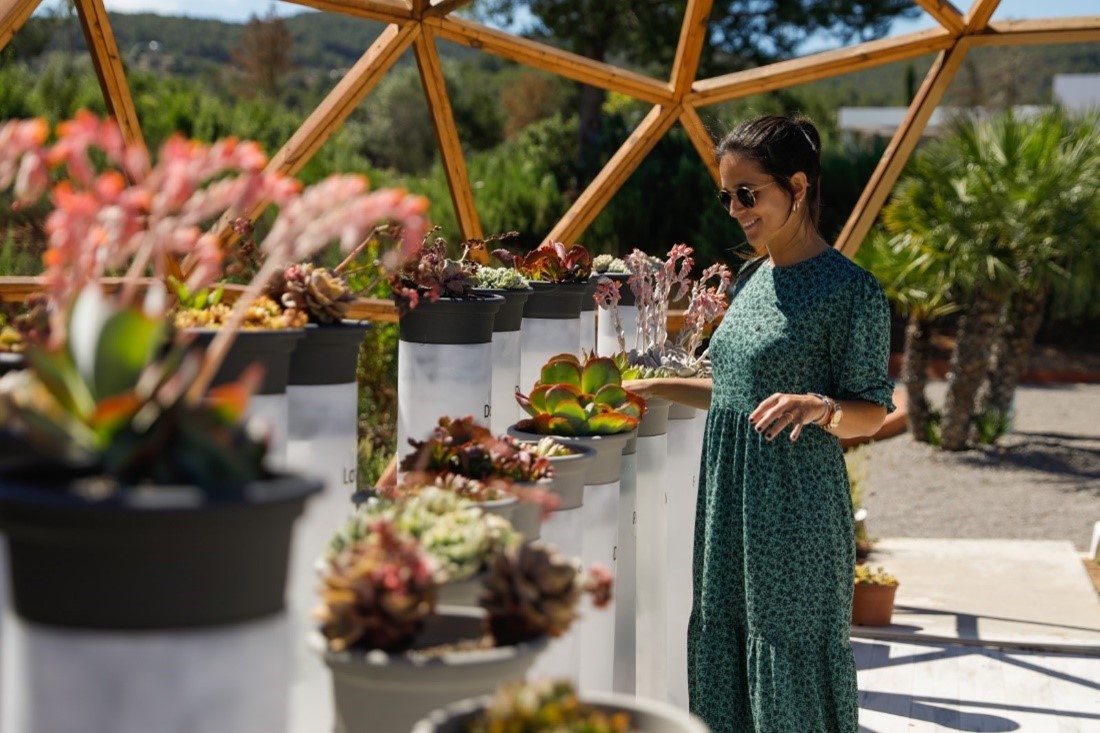 Instalación en jardín botánico (Imagen cortesía de Bioo).