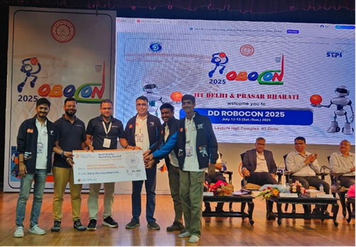 DD ROBOCON India 2025 MathWorks Modeling Award: From Simulation to the Real-World with BRACT's VIT Pune