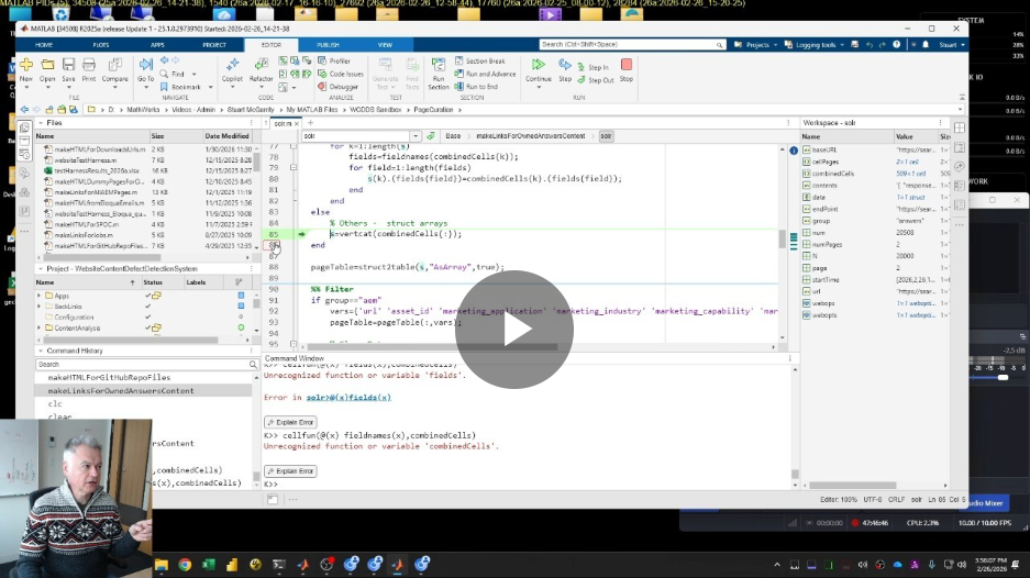 Concatenating Struct Arrays with Different Fields