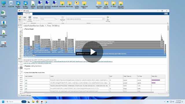 Example of Using the Profiler to Help Reduce the Execution Time of a Function